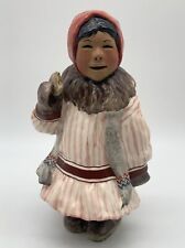 Vintage C Alan Johnson Figurine Alaskan Inuit Sophie AL93 1989 HTF Read picture