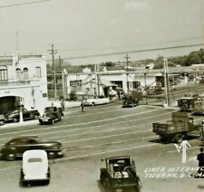 C.1950s Tijuana Mexico. RPPC Border Crossing. Classic Cars. Immigration Office. picture