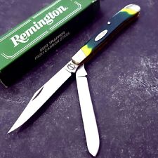 Remington Umc 9503 Green Delrin Trapper Folding Pocket Knife Made in Usa picture