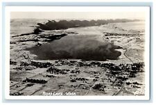 1948 Aerial View Of Soap Lake Washington WA RPPC Photo Posted Vintage Postcard picture