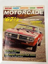 Motorcade Magazine Spring 1967 Firebird Electric Cars Barracuda Mustang Camaro picture