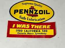 Vintage 1980 Pennzoil Motor Oil 