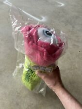 RARE NOS SEALED Pez Psychadelic Eyeball Rose Zippered Plush NWT Green Pink picture