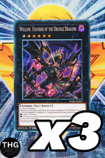 Wollow, Founder of the Drudge Dragons DABL-EN047 Super Rare Yugioh Card Playset picture