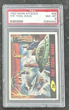1962 TOPPS MARS ATTACKS #26 THE TIDAL WAVE LOWEST POP PSA 8 IN THE SET TOUGH picture