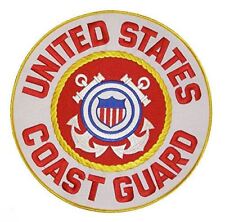 LARGE USCG COAST GUARD SEAL BACK PATCH COASTIE SEMPER PARATUS VETERAN RETIRED picture