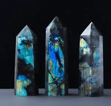 Natural Healing Crystal Wands Obelisk Reiki Point Tower Home Car Office Decor picture