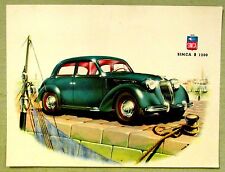 RARE Vintage SIMCA 8 1200 CAR VAN AUTO ADVERTISING INSERT AD FRENCH FRANCE FIAT picture