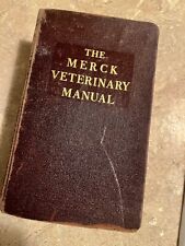 The Merck Veterinary Manual 1955 Reference Hardcover Book Animal Healthcare picture
