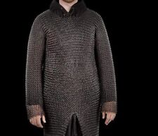 Butted Chainmail hauberk shirt, Medieval 10mm MS chainmail shirt,viking mail shi picture