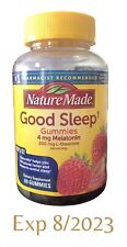 Nature Made Good Sleep Gummies + 4 Mg Melatonin + 200 Mg L-Theanine 8/2023 Seal picture