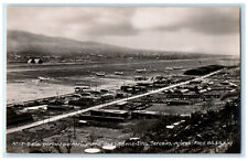 c1940's Partial View Lajes Aerodrome-Ilha Terceira-Acores RPPC Photo Postcard picture