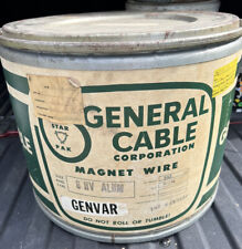 Rare Vintage General Cable  Magnet Wire St. Louis  Cardboard Barrel Drum picture