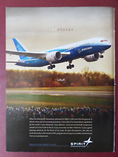 2/2010 PUB SPIRIT AEROSYSTEMS BOING 787 DREAMLINER FIRST FLIGHT ORIGINAL AD picture