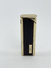 vintage Colibri lighter Japan monogram JMS butane faux wood grain gold tone picture