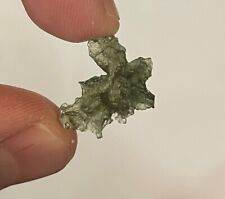 Moldavite Grade A Besednice 1.13 grams 5.65 ct Small Piece with Certificate picture