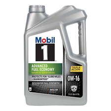 Mobil 1 Advanced Fuel Economy Full Synthetic Motor Oil 0W-16, 5 Quart picture