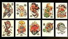 Garbage Pail Kids 2020 35th Anniversary Temporary Tattoo Set of 10 Tats GPK card picture