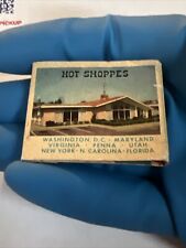 c1940s Hot Shoppes Drive In Restaurants Matchbook Full 20 Strike picture