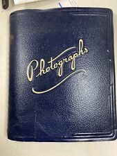 VTG 1940’s Amfile Photo Album, With Several Old Family Photos picture