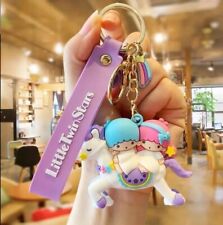 Sanrio Little Twin Star Action Figure Keychain  Bag Pendant Key Ring Hello Kitty picture