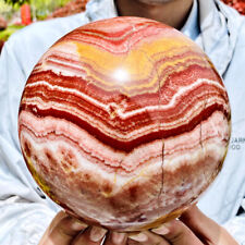 10.8LB Natural red striped pork stone ball quartz crystal energy ball picture