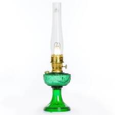 Aladdin Lincoln Drape Oil Lamp, Indoor Fuel Lamp, Bright White Light, Brass Trim picture