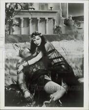1934 Press Photo Claudette Colbert and Henry Wilcoxon in 