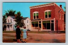 Dearborn MI Greenfield Village Wright Cycle Shop Plane Michigan Vintage Postcard picture