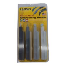 LANSKY Curved Blade Sharpening Hones Coarse to Ultra Fine 4 Pack picture