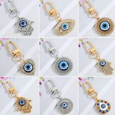 Turkish Lucky Hamsa Evil Eye Crystal Keychain Keyring Lucky Protection Jewelry picture