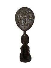 Akuba Fertility Doll West Africian Wood Stained made in Ghana picture