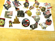 Lot of 21 9/11 Commemorative LAPEL PINS FDNY NYPD EMS EMT 911 First Responders picture