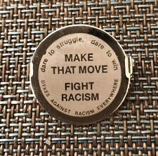 DARE Lesbians Against Racism 1980 Protest Cause Pin Button LGBTQ Civil Rights picture