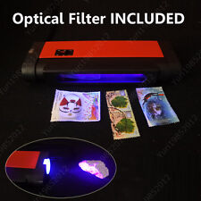 Handheld 2 in 1 Shortwave & Longwave Phosphor Detector UV Lamp w/ Optical Filter picture