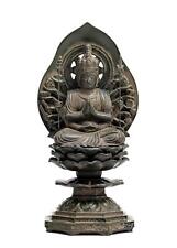 Senju-Kannon Thousand-Armed God Japanese Buddhist Statue Bronze 15.5cm Japan picture