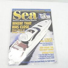 VINTAGE MAY 2001 SEA MAGAZINE BOATING YAHTS SINGLE ISSUE BOATS PERFORMANCE picture