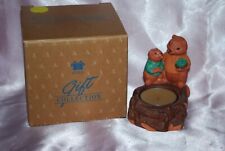 Avon Gift Collection Fireside Friends Candle Holder Spice Votive Disc. NIB picture