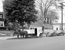 1941 Milk Delivery Wagon Syracuse New York Old Photo 11
