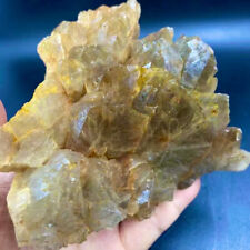 1.22LB Large Natural yellow Crystal Himalayan quartz cluster /mineralsls picture