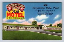 Denver PA-Pennsylvania, Pennsylvania Dutch Motel Advertising Vintage Postcard picture