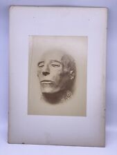 1881 Egyptian Mummy King Seti Emil Brugsch Photo Collotype Print Mounted 12 x 17 picture