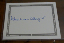 Madeleine Albright autographed bookplate signed 1st Female Sec of State UN Ambas picture