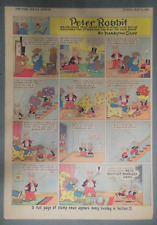 Peter Rabbit Sunday Page by Harrison Cady from 5/11/1941 Large Full Page Size picture