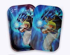 EyeCandy Rolling Tray with 3D Art Magnetic Lid Tray | DBZ Gogeta | Brand New picture