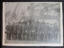 1899 Spanish American War Print of the Officers of 