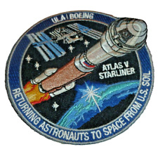 Unused NASA BOEING CST-100 STARLINER ULA ATLAS V MISSION PATCH- 4” picture