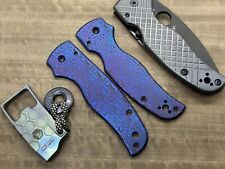Dama AEGR Flamed Titanium Scales for SHAMAN Spyderco picture