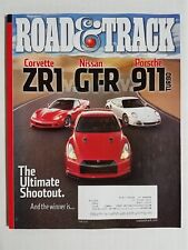 Road & Track June 2010 Corvette ZR1 vs Nissan GT-R vs Porsche 911 - Jaguar XJ picture