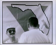 LG831 1992 Original Photo GAY PRIDE SOUTH FLORIDA Picnic Homosexual Gathering picture
